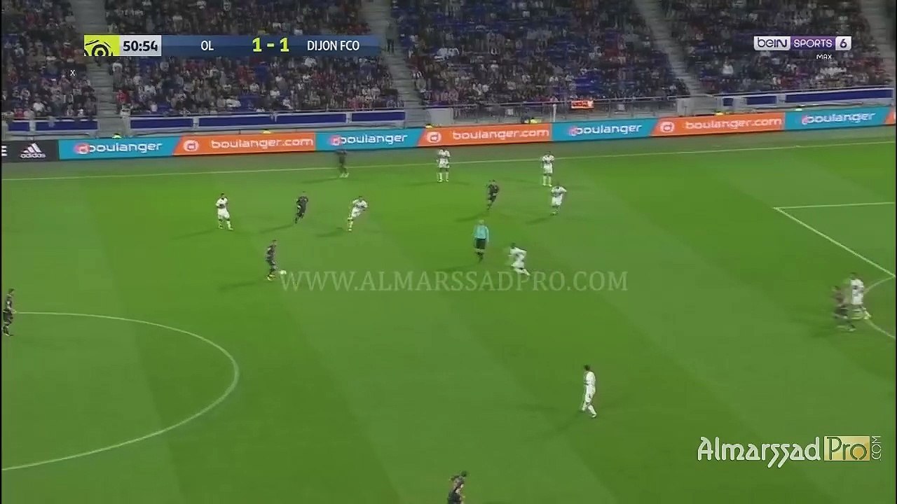 تمريرة فؤاد شفيق الحاسمة أمام ليون