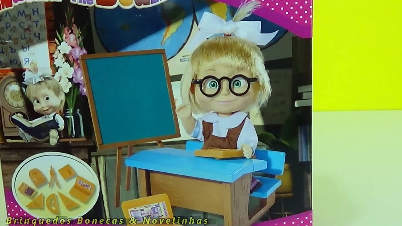 Masha e o Urso Boneca da Masha na Escola - Doll Masha and the Bear School - Escuela Masha juguetes