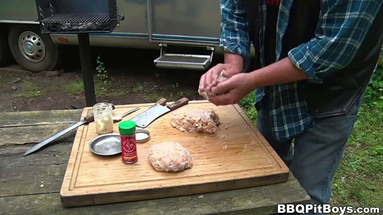 Sriracha Chicken Shrimp Burgers