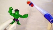 Brushing Teeth Marvel Superheroes IRL Hulk Spider-man Captain America Kids Children Toddlers