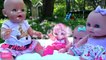 Куклы Пупсики Беби Борн купаются в Бассейне мультик с игрушками Видео с куклами для девочек