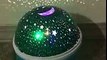 6D Night Light Star Projector Lamp with 4 Colorful LED Bulbs