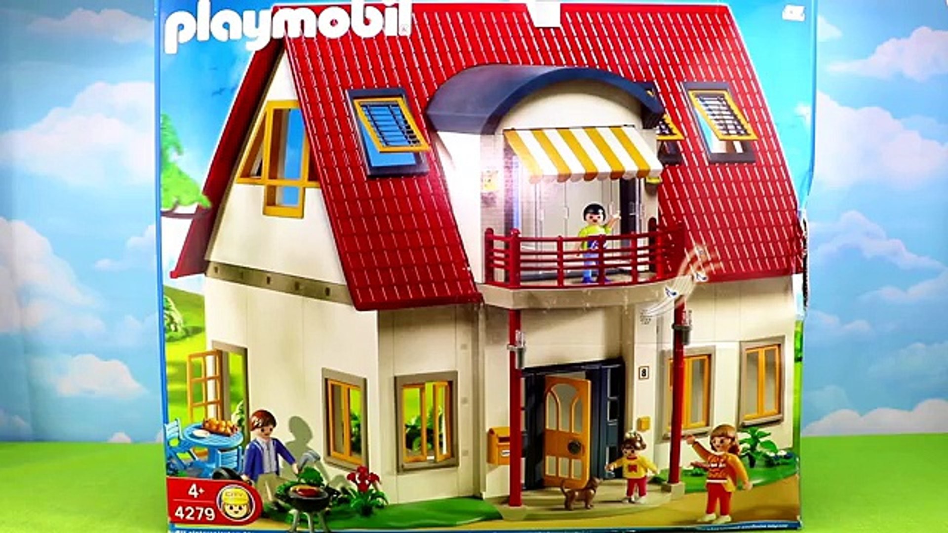 City Life Suburban House! Retro Playmobil House – Видео