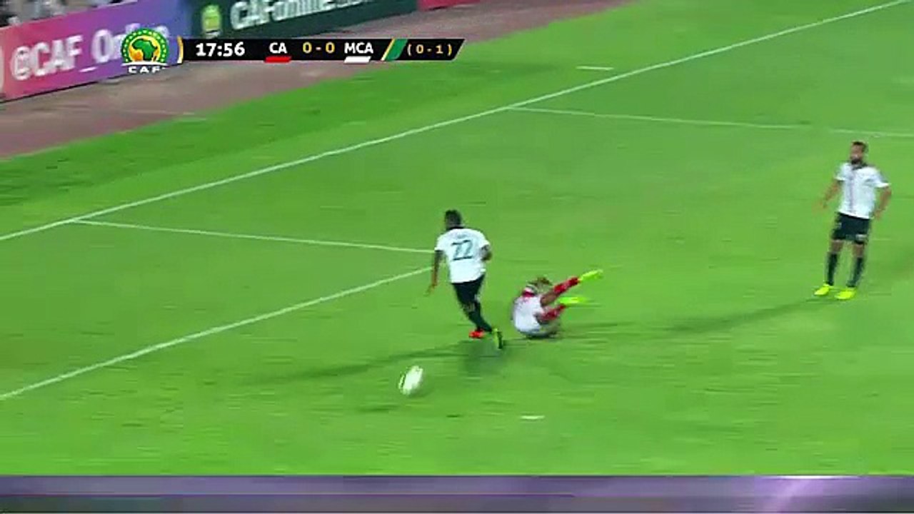 اهداف مبارة النادي الإفريقي التونسي و مولودية الجزائر 2-0 كأس الإتحاد الافريقي 24-09-2017