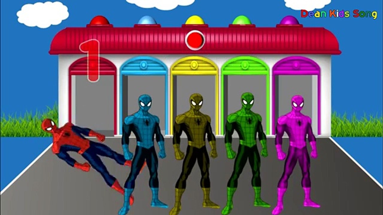 Spiderman Belajar Mengenal Warna Dan Angka Dalam Bahasa Inggris | Video Untuk Anak Anak