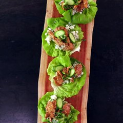 Korean Chicken Lettuce Wraps