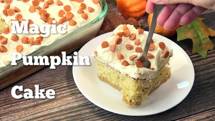 Magic Pumpkin Cake