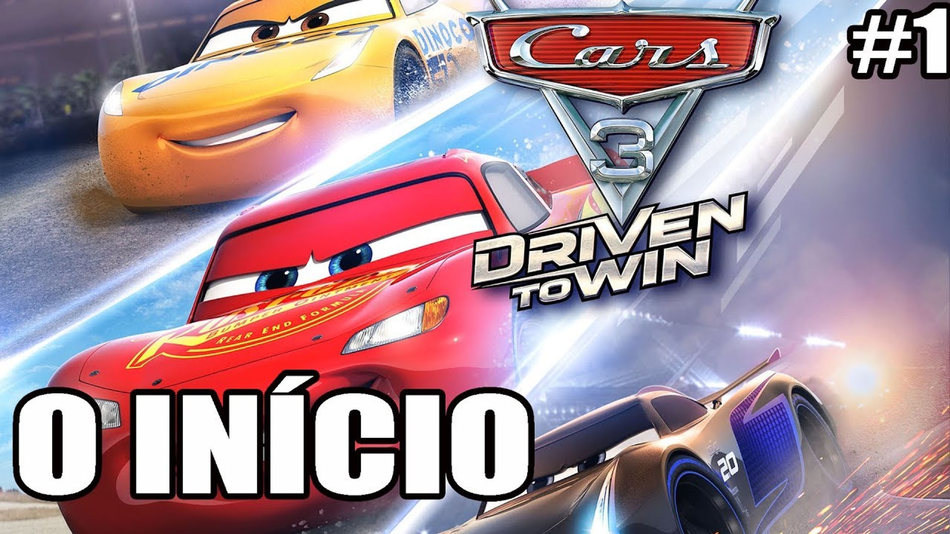 Carros 3 (Cars 3) - Xbox 360, Xbox One, PS3 e PS4 - O INÍCIO - parte 1 