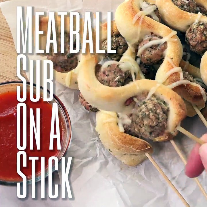 Meatball Sub on a Stick