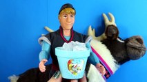 Disney Frozen Olaf Snow Cone Maker Toy Review with Kristoff and Sven