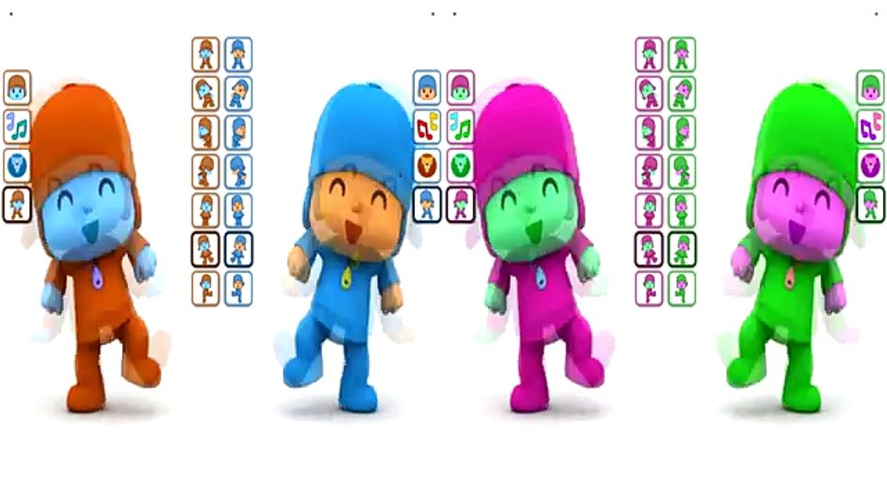 Talking Pocoyo Reverse Colors Reion Compilation Funny Videos 2016 HD