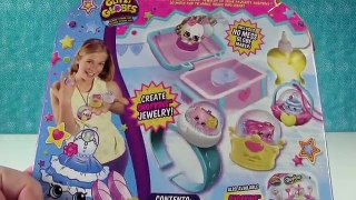 Shopkins Glitzi Globes Lets Make Jewelry Pack Toy Review DIY | PSToyReviews