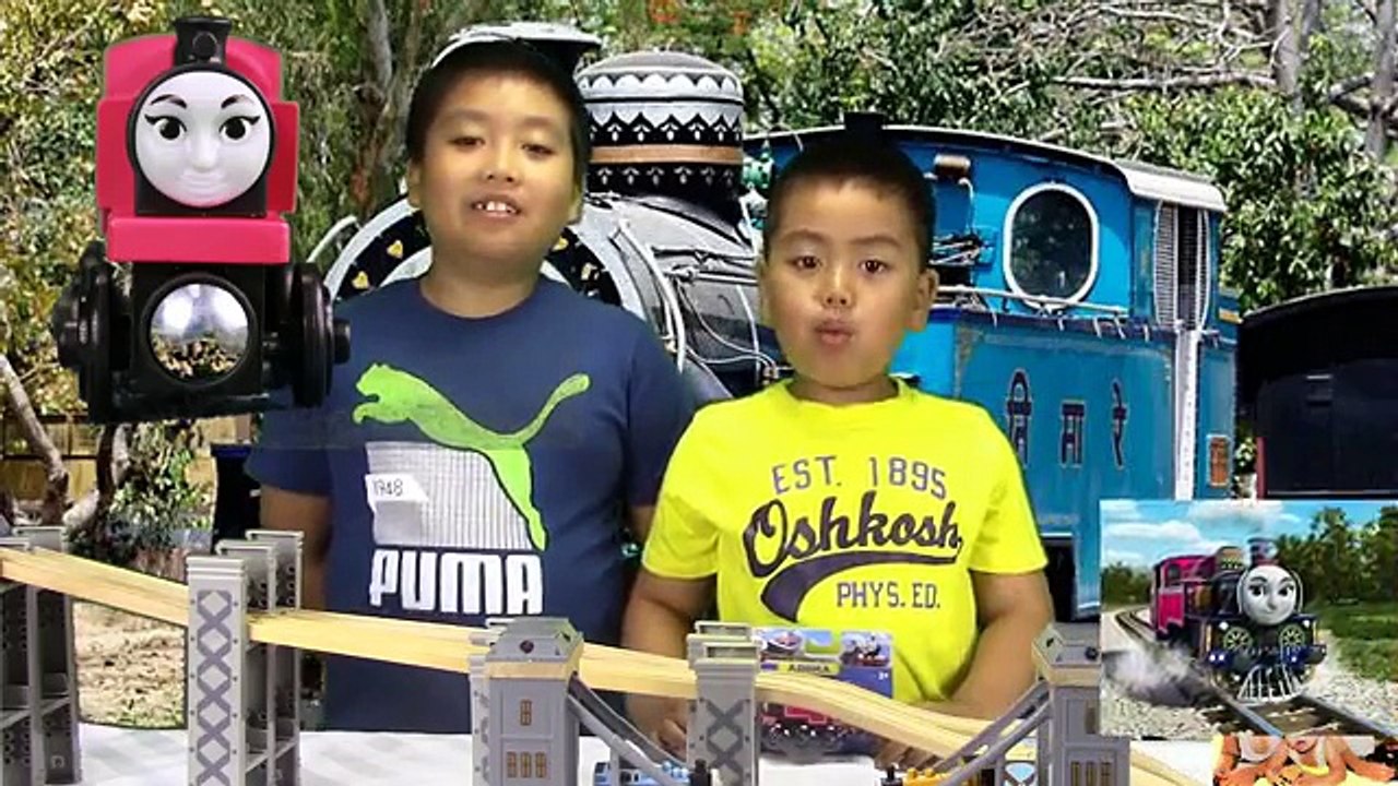 THOMAS AND FRIENDS THE GREAT RACE WOODEN RAILWAY ASHIMA Indian Tank Engine KIDS PLAYING TOY TRAINS