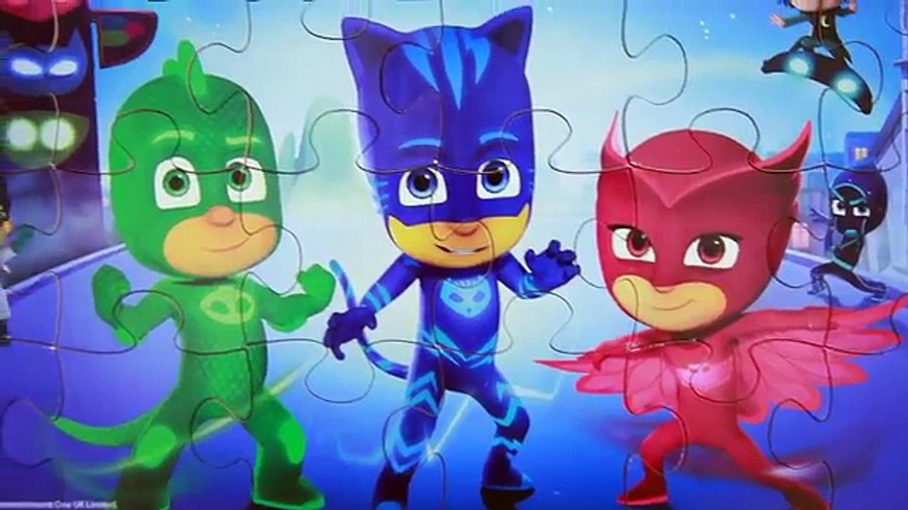 Набор Герои в масках пазлы для малышей. Игрушки Пи Джей Маски #Кэтбой #Алетт #Гекко