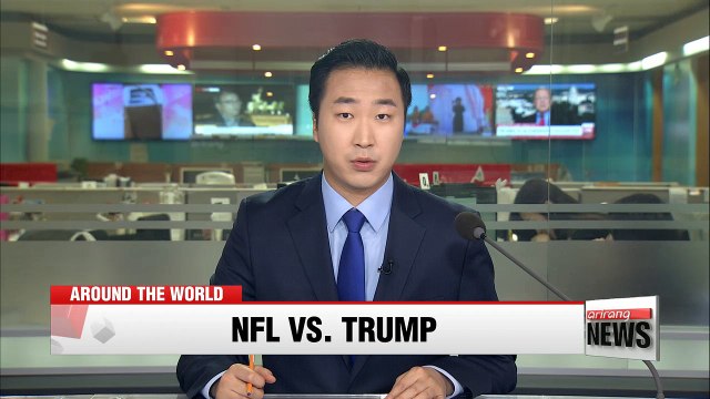 NFL players defy Trump on anthem protests