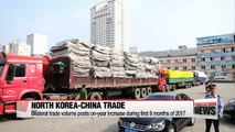 North Korea-China trade volume increases on-year despite strong global sanctions against regime