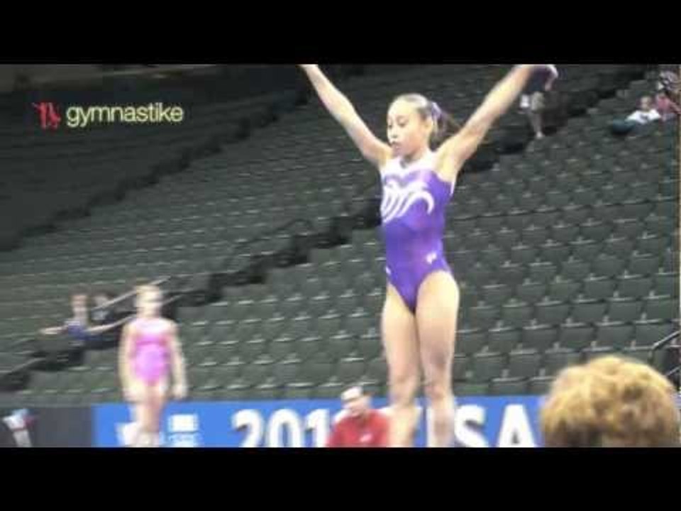 Katelyn Ohashi Podium Training WOGA Visa Championships 2011