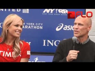 Mark Messier before finishing the New York City Marathon 2011