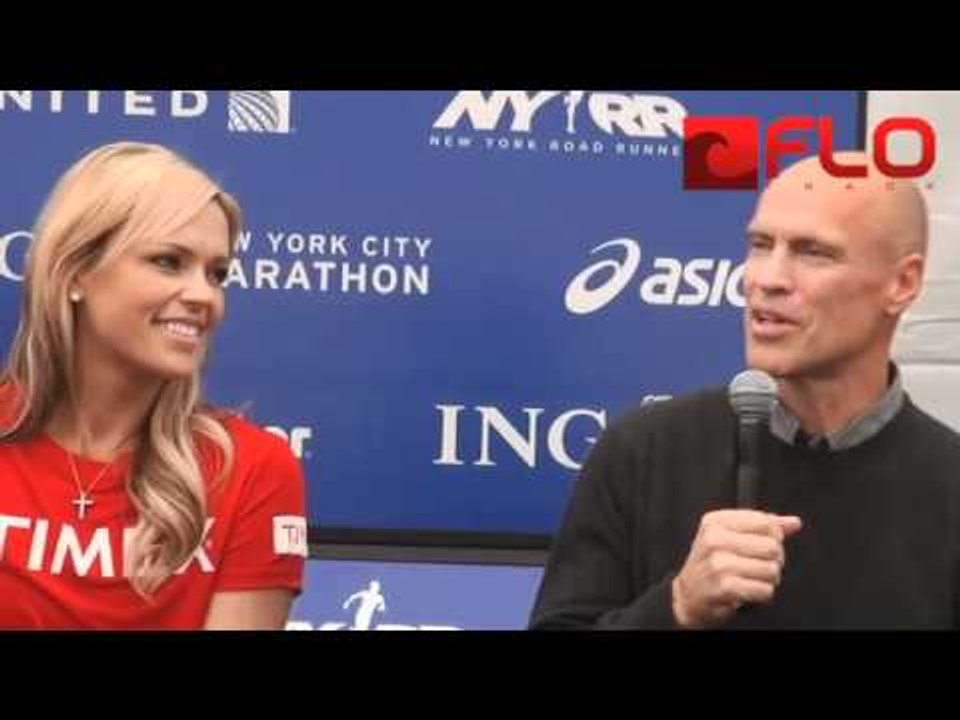 Mark Messier before finishing the New York City Marathon 2011