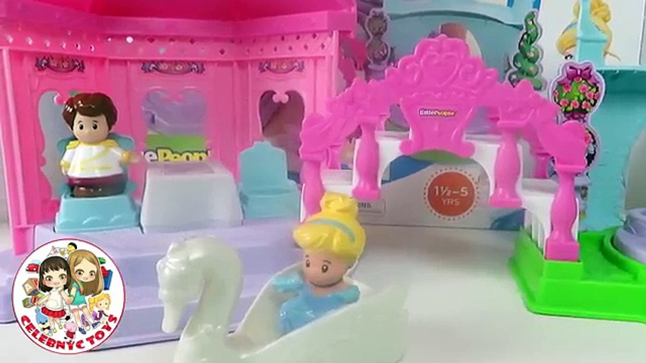 Disney Little People Garden Tea Party Set CInderella Tiana Belle Ariel Rapunzel Disney Princess