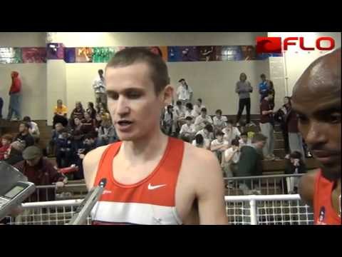 Mo Farah, Galen Rupp, Ciaran Olionard, OTC Elite Crew Post Mile 2012 NB Indoor GP