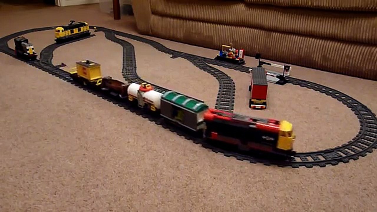 Lego r/c train auto decoupler. Move those freight wagons!