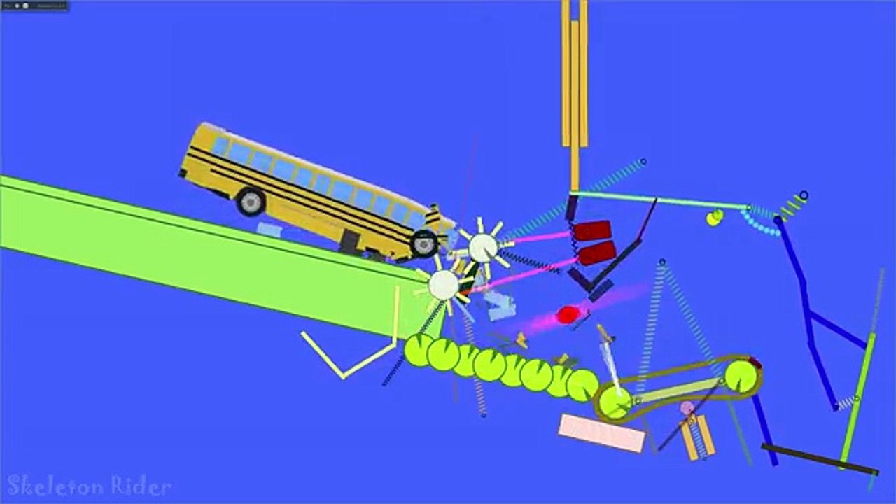 Phun Algodoo Araba Kazaları Oyunu #15