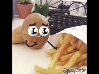 Çizgiler ve Seslendirmelerle Yiyeceklerin Ruh Halleri