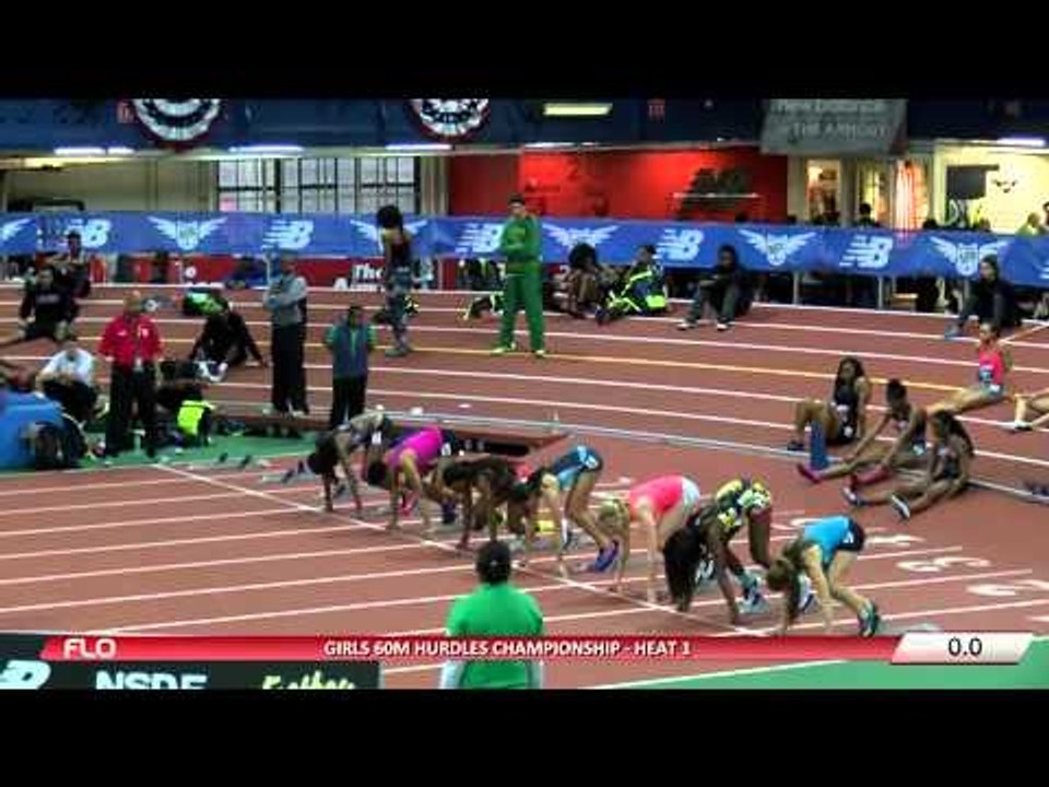 Sydney McLaughlin US #1 8.30 in Girls 60H Prelims