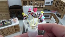 Edible Tiny Food #73-ミニチュア料理-『Marshmallow Pops マシュマロポップス』 Tiny Kitchen Mini Food Miniature Cooking