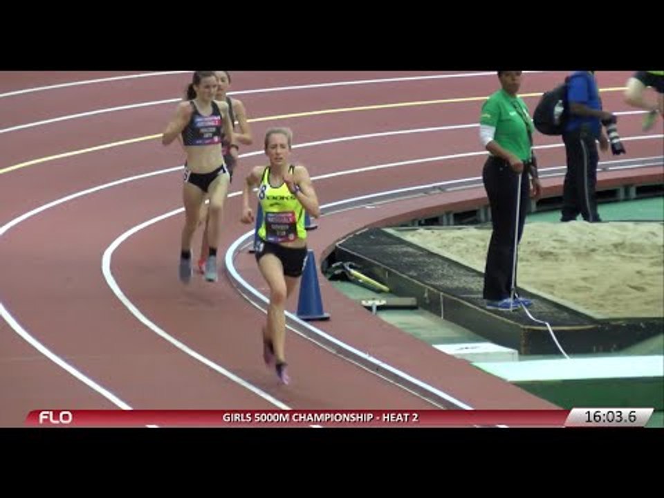 Champ Girls 5k Section 2 Anna Rohrer NATL Record   2015 NBNI