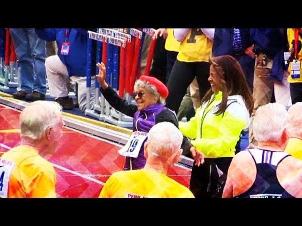 100-year-old Ida Keeling breaks 100m dash World Record for 100-year-olds!