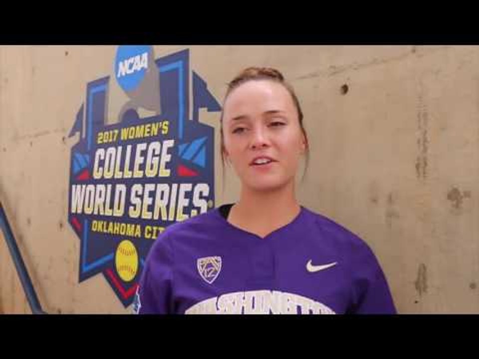 How Washington Softball's Ali Aguilar Gained Confidence Over Time