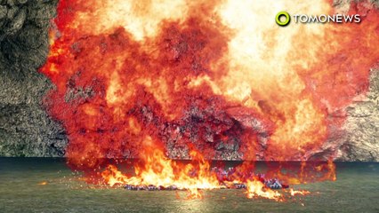 경찰, 엄청난 양의 불법폭죽에 불 붙였다 폭발해, 56가구 피해입어