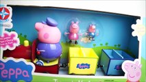 Peppa Pig e Pig George Conhecem o Trem do Vovô Pig Brinquedos da Peppa em Português