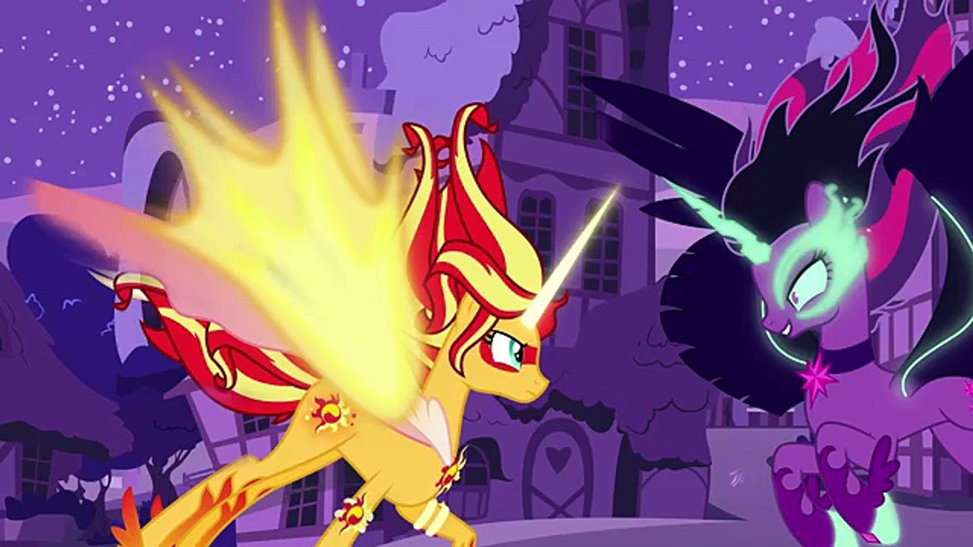 My Little Pony: Equestria Girls Sunset Shimmer, starlight, purple