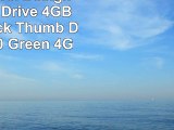KEXIN Swivel Design USB Flash Drive 4GB Bulk 10 Pack Thumb Drive USB20 Green 4G