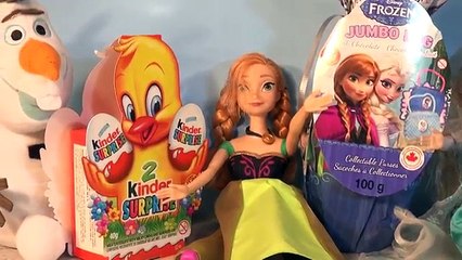 3 Disney Frozen Surprise Eggs Unboxing Zaini Like Kinder Surprise Chocolate Surprise Eggs
