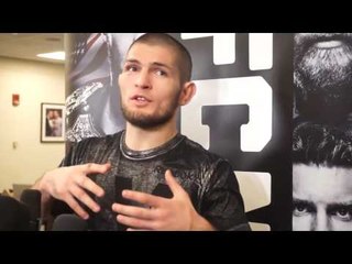 UFC 205: Khabib Nurmagomedov Gives Epic Scrum