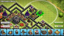 Clash of Clans - Town Hall 9 (TH9) Trophy Base ♦ 2016 May Update   REPLAYs