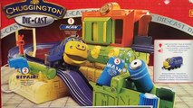 Chuggington Die-cast Fix and Go Repair Shed Brewster Tomy - Unboxing Demo Review