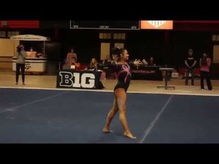 Lizzy LeDuc, Illinois - Floor (9.875), 2017 Penn State at Illinois