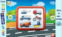 Learn English for Toddlers and Kids | Vehicles and Transport Vocabulary App for Kids