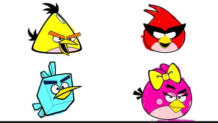 Angry Birds Coloring for Children - ANGRY BIRDS Coloring for Kids
