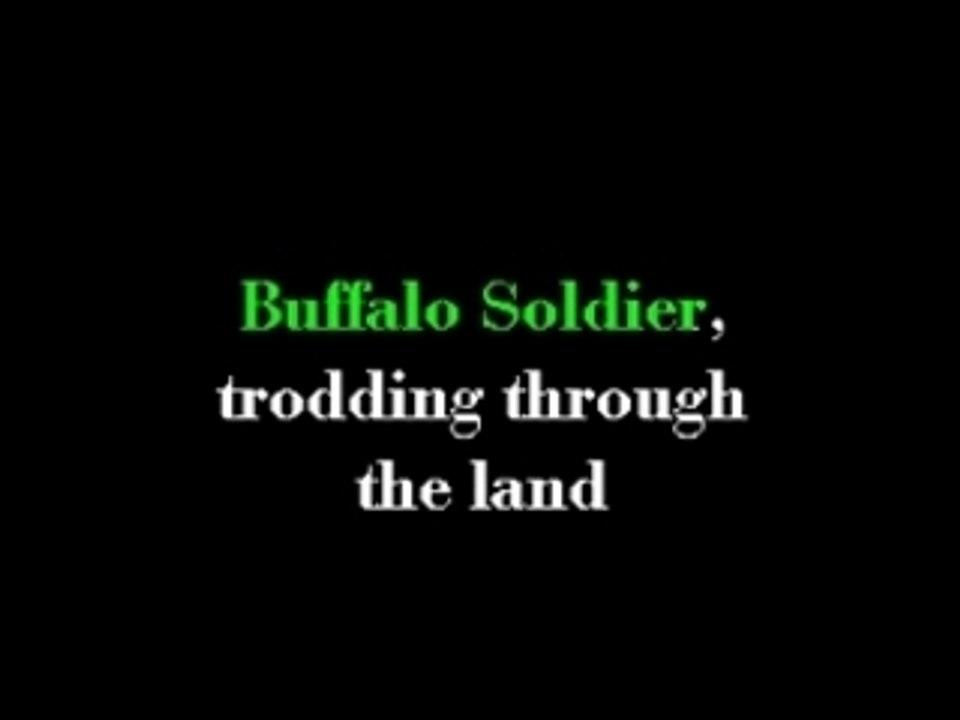 Buffalo Soldier - Marley, Bob
