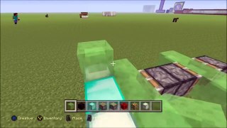 Minecraft PS3, PS4, Xbox, Wii U - WORKING CAR with SLIME BLOCKS! SLIME BLOCK CAR! - Easy Tutorial!!!