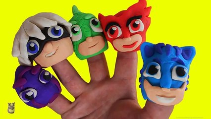 Super Why with PJ Masks Play Doh Finger Family and More Music Videos For Kids with Magic Tricks