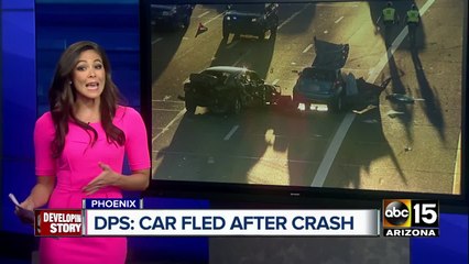 Driver flees crash scene on Interstate 10