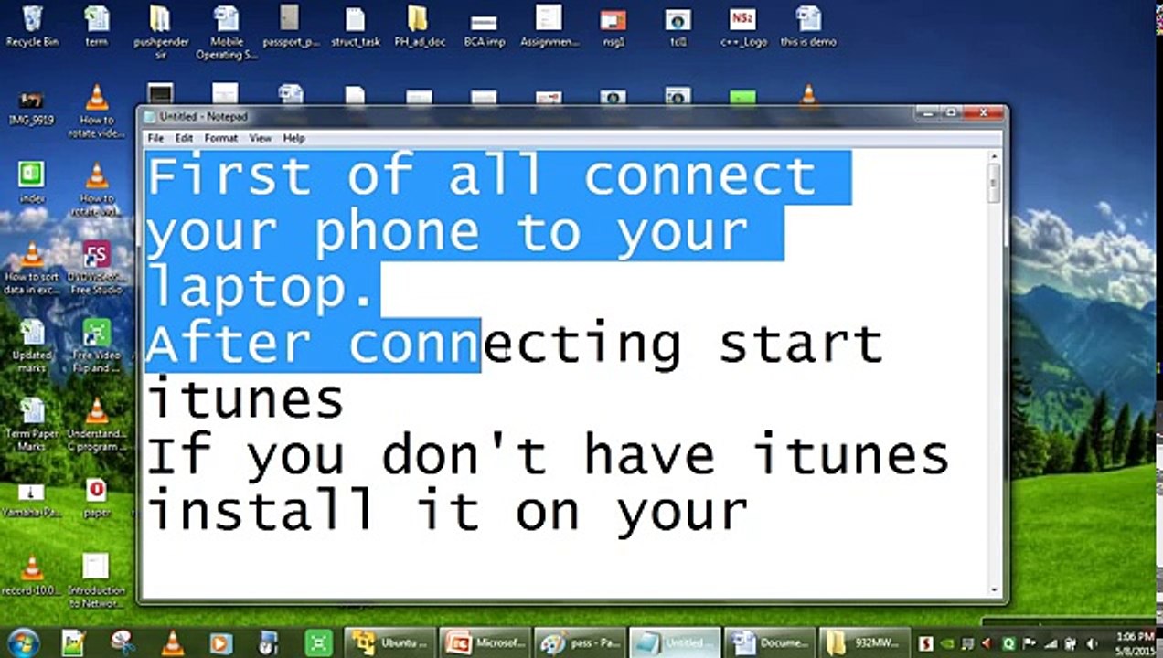 How to add files in vlc player on iphone