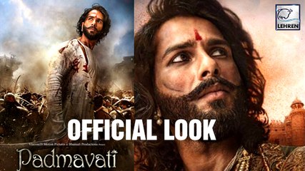 Shahid Kapoor's OFFICIAL PADMAVATI Look REVEALED!